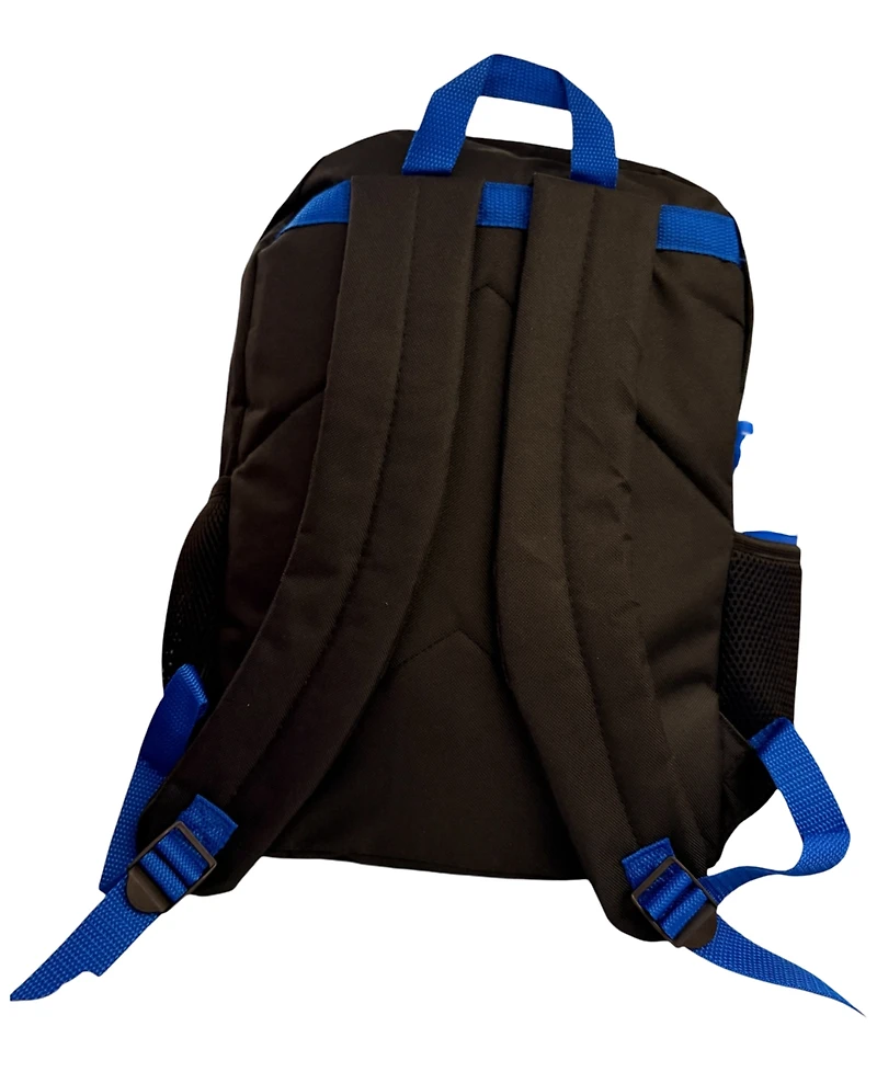 Accessory Innovations Boys' and Girls' Sonic Backpack, Lunch Bag, Water Bottle, Zip Case and Carabiner, 5-Piece Set