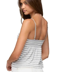 Edikted Women's Zacharia Striped Babydoll Top
