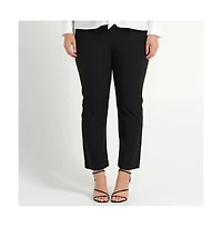 Estelle Plus Kora Straight Leg High Rise Slim Pant