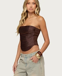 Edikted Women's Raddix Fringed Strapless Corset