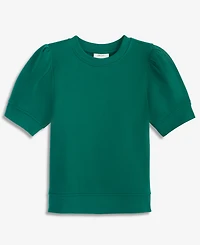 On 34th Women's Puff-Sleeve French Terry Sweatshirt, Macy's Exclusive