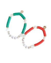 Bits & Bows Girls Holly Jolly Bracelet Gift Set