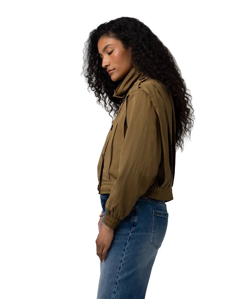 Blank Nyc Women's Mock Collar Jacket