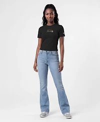 Champion Women's Black New York Knicks Soft Touch T-Shirt