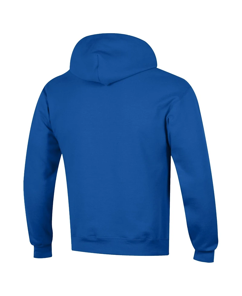 Champion Men's Royal New York Knicks Arch Logo Powerblend Fleece Hoodie