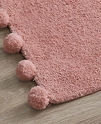 Vcny Home So Fresh Pom Pom Pink Bath Rug, 20" x 32"
