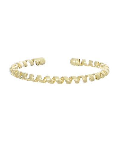 Adornia Gold-Plated Coil Cuff Bracelet