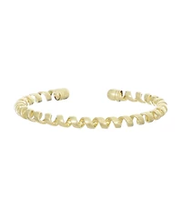 Adornia Gold-Plated Coil Cuff Bracelet