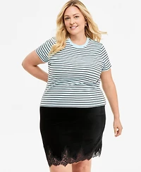 On 34th Plus Meet & Greet Layering T-Shirt, Macy's Exclusive