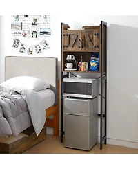 DormCo Yak About It Dorm Hutch Over the Fridge Organizer