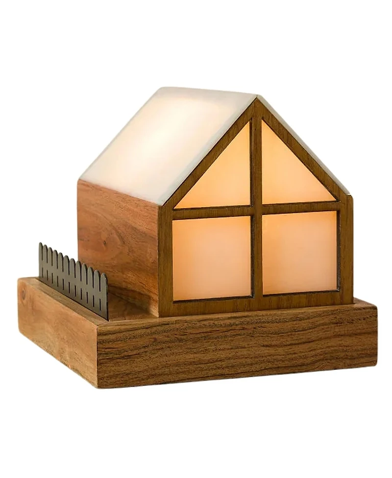 Uncommon Goods Cozy Cottage Book Stand Lamp