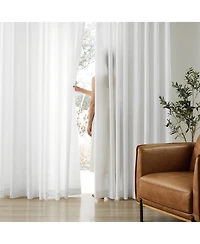 Tru-barrier Window Solutions Sheer Barrier Privacy Grommet Panel Pair by Piece Curtain