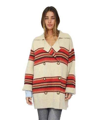 Belle & Bloom Women's So Many Likes Oversized Knitted Cardi Coat