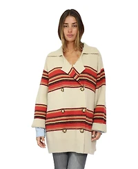 Belle & Bloom Women's So Many Likes Oversized Knitted Cardi Coat