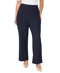 Vince Camuto Plus Pull-On Pintuck Kick Flare Pants