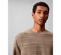 Calvin Klein Men's Textured Breathable Crewneck Sweater