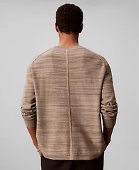 Calvin Klein Men's Textured Breathable Crewneck Sweater