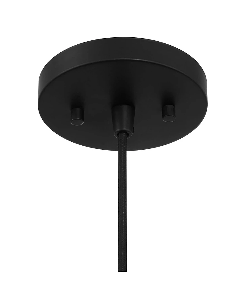 Possini Euro Design Araceli Metal Pendant Light 16inch Wide Modern Dome Shade for Dining Room House Foyer Kitchen Island