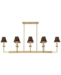 Possini Euro Design Kime 50inch Wide 8-Light Island Chandelier Shades