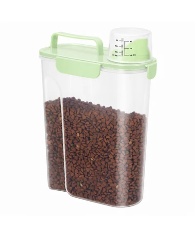 Aronkl Airtight Pet Food Storage Container Easy Pour Portable Travel Dispenser