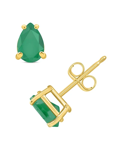 Sapphire Pear-Cut Stud Earrings (1 ct. t.w.) 14k Gold (Also Emerald & Ruby)