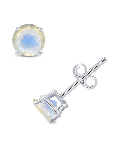 Moonstone (1-1/10 ct. t.w.) Stud Earrings 14K White or Yellow Gold