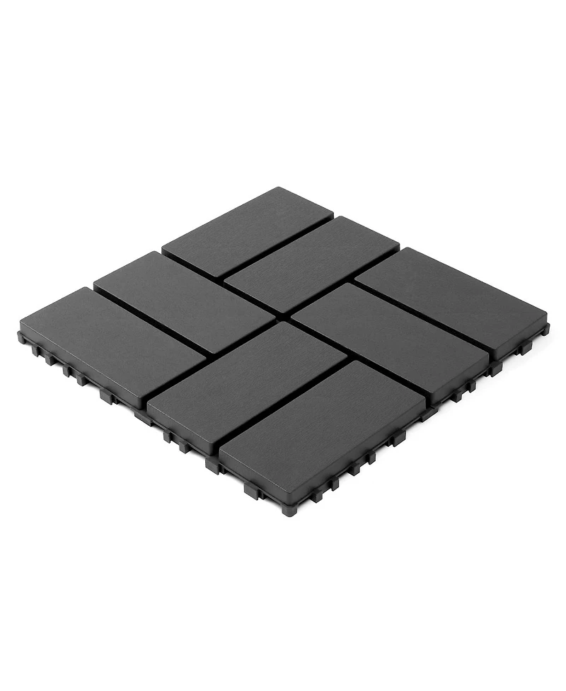 Streamdale Furniture Interlocking Waterproof Decking Tiles