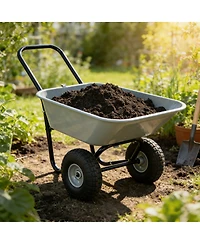 Streamdale Furniture Two-wheeled cart garden cart 10-inch pneumatic wheels