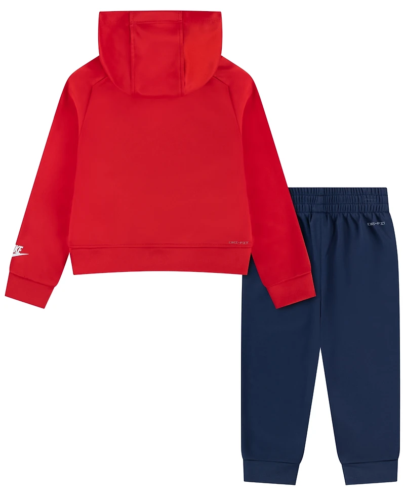 Nike Toddler Boys' 2T-4T Dri-Fit Long-Sleeve Hoodie and Pants, 2-Piece Set