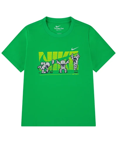 Nike Boys' 4-7 Dri-fit End Zone Short-Sleeve T-Shirt