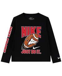 Nike Toddler Boys' 2T-4T Dri-Fit Long-Sleeve Graphic T-Shirt