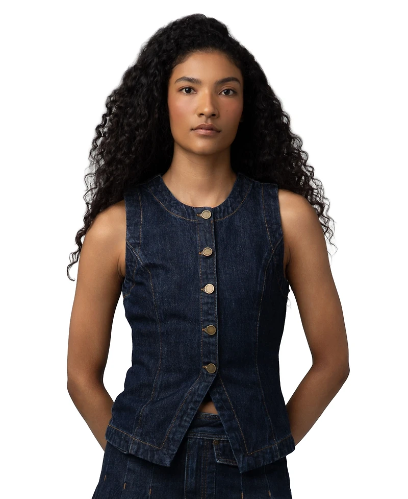 Blank Nyc Women's Scoop Neck Sleeveless Top