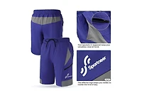 Sportneer Bike Shorts for Men: 3D Padded Lightweight Riding Biking Cycling Mountain Bike Shorts with Zipper Pockets – Large