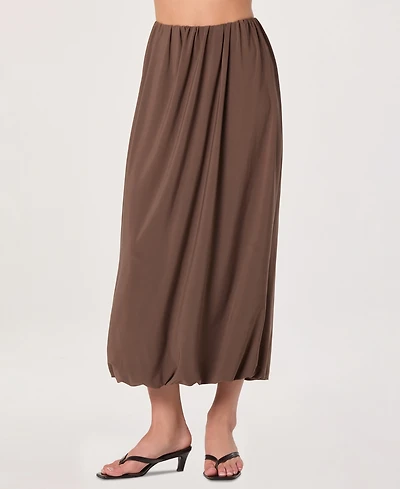 Astr the Label Women's Bubble Hem Midi Skirt