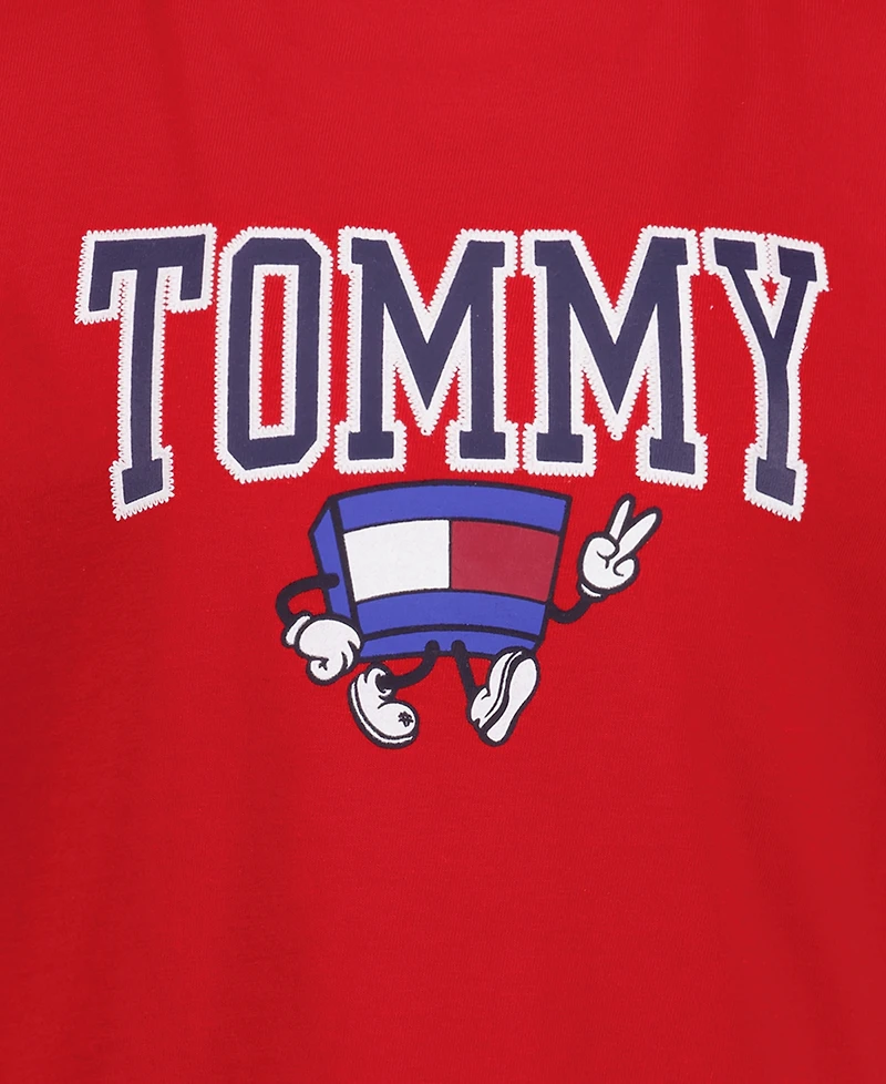 Tommy Hilfiger Boys' 2T-7 Graphic Mascot Short-Sleeve T-Shirt