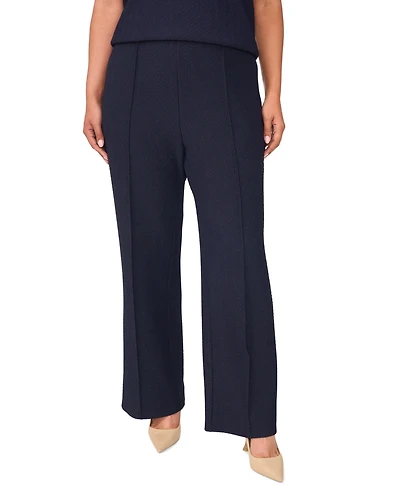 Vince Camuto Plus Pull-On Pintuck Kick Flare Pants
