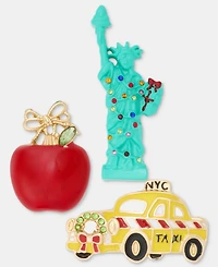 Holiday Lane Nyc Holiday Pins, Set of Three, Macy's Exclusive