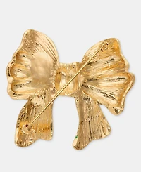 Holiday Lane Plaid Bow Pin, Macy's Exclusive