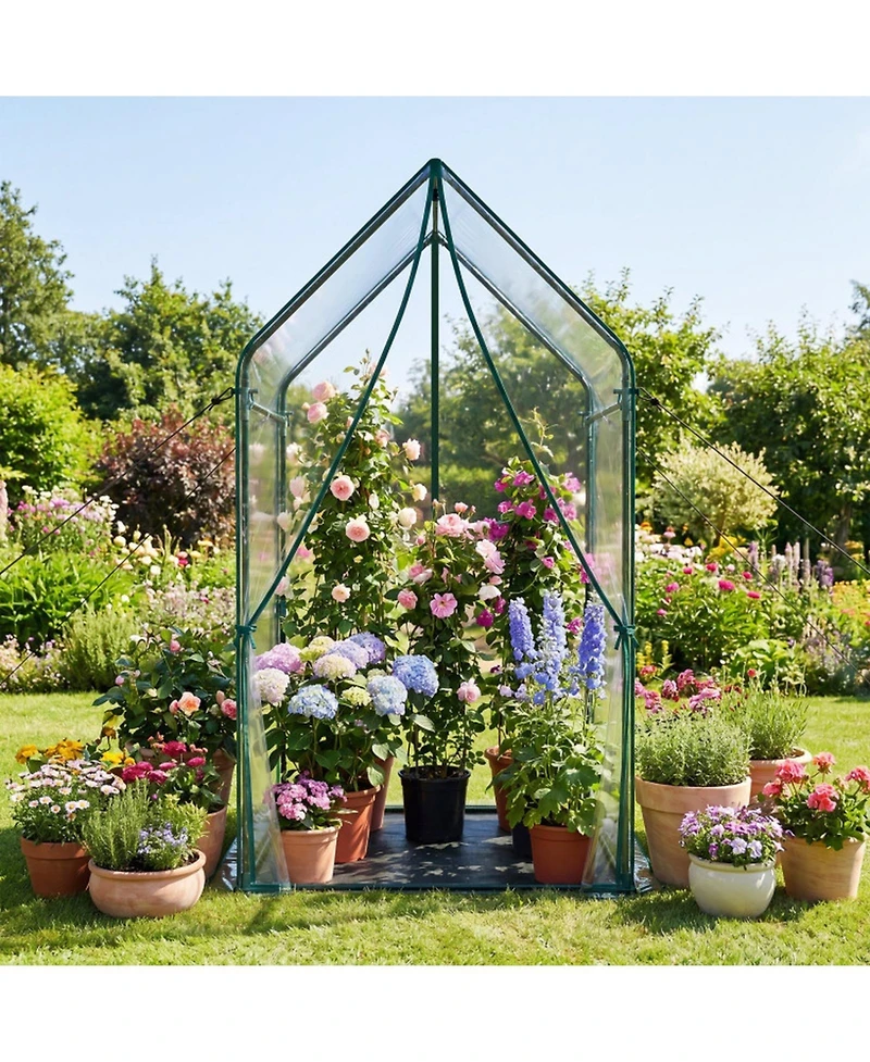 Gouun Mini Greenhouse with Reinforced Metal Frame