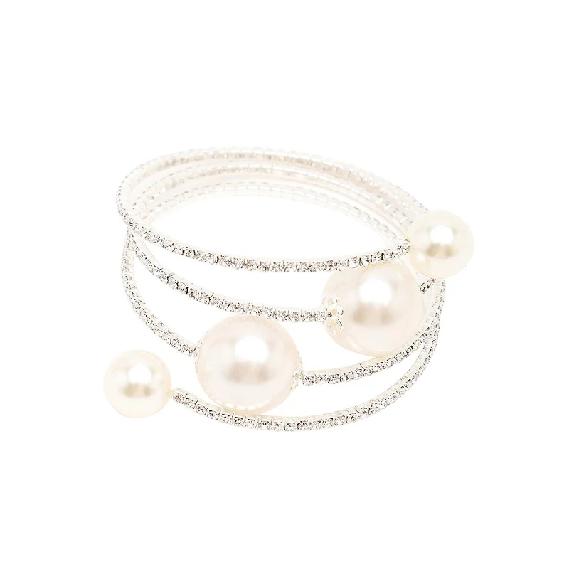Sohi Gold Plated Pearl Bracelet