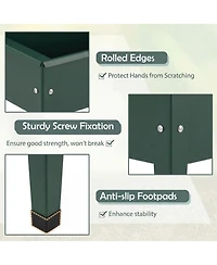 Gouun Elevated Metal Raised Garden Bed with Legs Outdoor Gardening Box