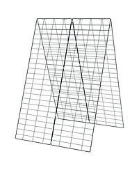 Gouun A-Frame Garden Trellis Set with Ground Stakes Cable Ties and Connectors