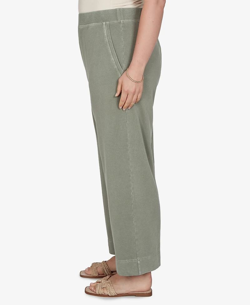 Ruby Rd. Plus Snow Wash Elastic Waist Pants