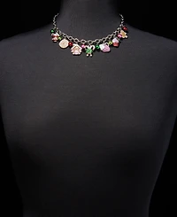 Holiday Lane Treats Statement Charm Necklace, 16" + 3" extender, Macy's Exclusive
