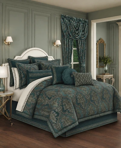 J Queen New York Nancy Floral 4-Piece Comforter Set, King