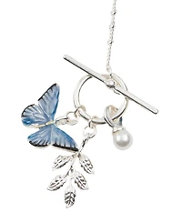 Fable England Butterfly Necklace Silver