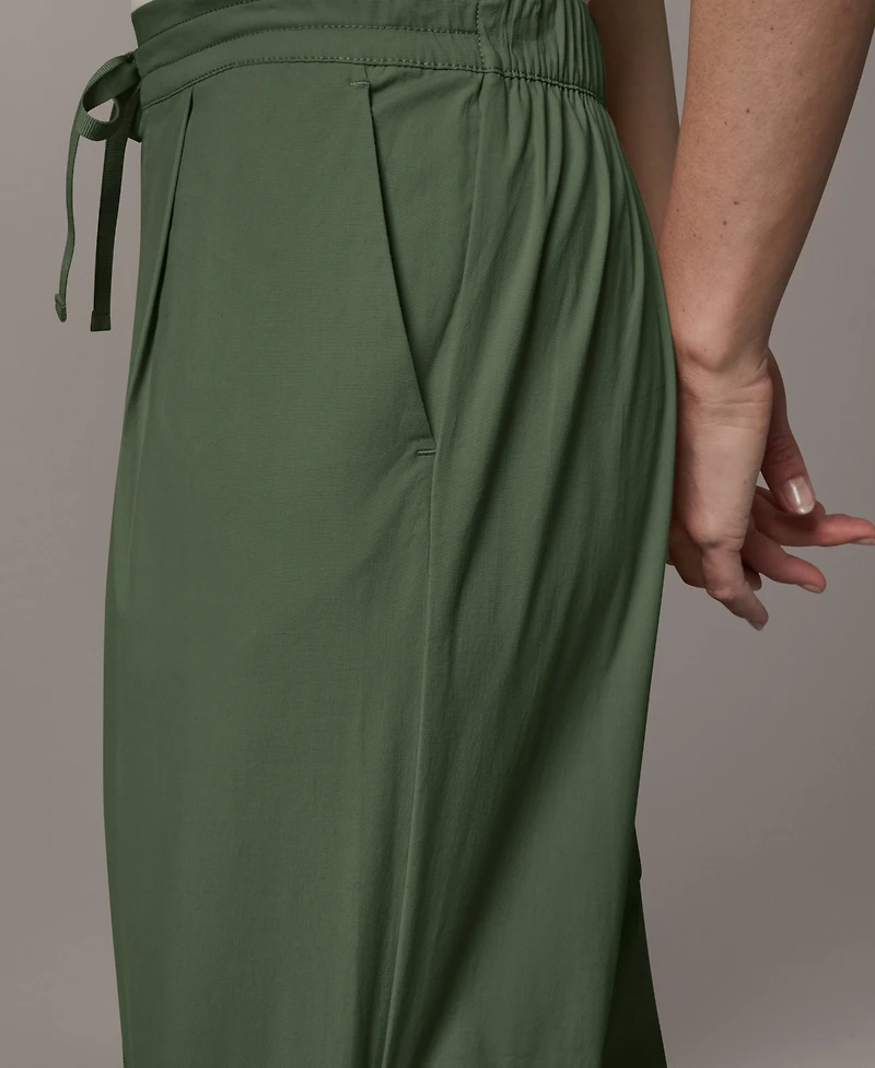 Donna Karan Weekend Women's High-Rise Paper Poplin Pants