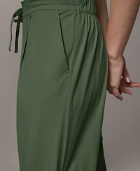 Donna Karan Weekend Women's High-Rise Paper Poplin Pants