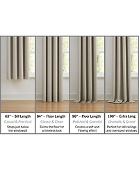 Tru-barrier Window Solutions Sheer Barrier Privacy Grommet Panel Pair by Piece Curtain