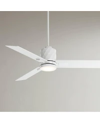 Casa Vieja 54 inch Lex Matte Led Ceiling Fan with Remote
